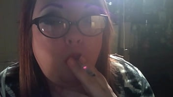 Preview 4 of Son And Mom Fuck During Yoga - Chubby British Mistress Smokes A Cigarette With Smoke Rings,  Dangles,  OMI&#039_s &amp_ Drifts
