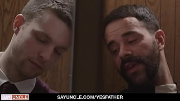 Preview 2 of Wkeuuluhh - Confession: Benjamin Blue Deep Throats the Priest