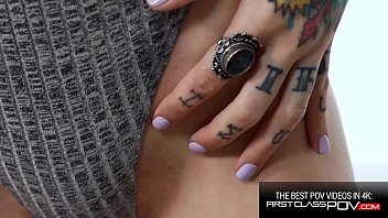Preview 1 of Oink Pussy Teen - Stunning Tattooed Vixen Rocky Emerson Mouth Fucked