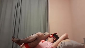 Preview 3 of Sex Runa Sezaki Fucking 1 - Sasha Earth sissy whore have sex with toy