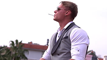 Preview 1 of Mom And Son Inhotels - Handsome Male Businessman Jerk off a Big Cock after a Working Day and Cum on himself