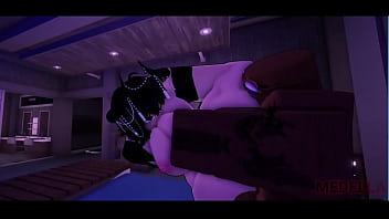 Preview 3 of Nepali Three Girls One Boy - BBC penetrates me in Roblox (Collab with Ceso58)