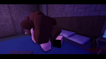 Preview 4 of Nepali Three Girls One Boy - BBC penetrates me in Roblox (Collab with Ceso58)