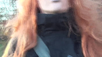 Preview 1 of Pov Busty - broke wearing her mask in the public