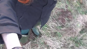 Preview 4 of Pov Busty - broke wearing her mask in the public