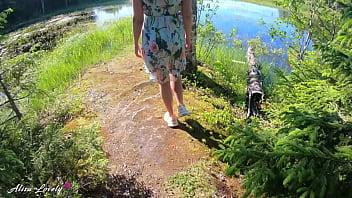 Preview 1 of Pregnant Women Condom - Taxi Driver Picked Up a Girl,  Drove Her to the River and Fucked Outdoor