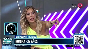 Preview 2 of Tied Woman With Bbc - Romina andrino - Todo puede pasar canal 9 08/01/20