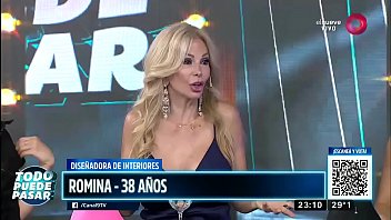 Preview 1 of Tied Woman With Bbc - Romina andrino - Todo puede pasar canal 9 08/01/20