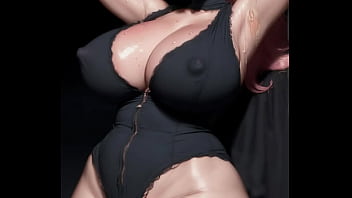 Preview 3 of Orgasms Until She - AI GENERATED, MODEL, GIRL, BIG-TITS, AI ART #107