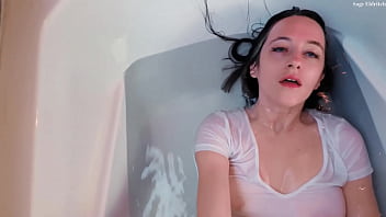 Preview 4 of Don T Look At Porn - Cum with Sage Eldritch in Wet Clothes