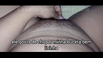 Preview 1 of Hotmoza Rap Com - Meu marido me depilando todinha porque meu amante gosta de mim lisinha