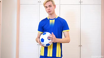 Preview 1 of Dadyshemale - Cute twink plays with his foreskin &amp_ oozes precum