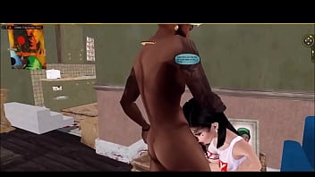 Preview 2 of Check School Six - Imvu | Pawg gets fucked with a BBC