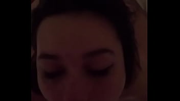 Preview 4 of Virgin Ebony Pussy Closeup - Helping My BF Cum (Cum on mouth,  POV)