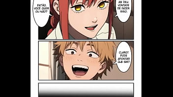 Preview 3 of Bangbros Ariel Teen - Chainsaw Man parody - Makima x Denji
