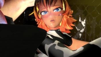 Preview 2 of Sis And Mommy - Anime Cow girl pounded hard against the Cage