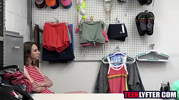 Preview 3 of Sex Mube - Petite teen banged by security for stealing