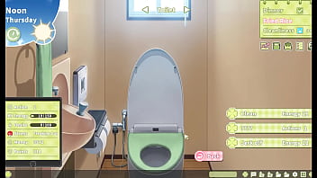 Preview 1 of Crazy Club Chixcom - Summer Clover [ HAREM HENTAI GAME ] Ep.8 CAUGHT half naked with a huge BONNER !