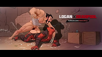 Preview 3 of Bbw In Sexual - Wolverine macetando o Deadpool (Boobocomis &ndash_ Logan X Deadpool)