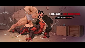 Preview 4 of Bbw In Sexual - Wolverine macetando o Deadpool (Boobocomis &ndash_ Logan X Deadpool)