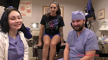 Preview 3 of Indians Ravena Xxx Video - Stefania Mafra Get Yearly Gyno Exam Physical From Doctor Tampa &amp_ Nurse Lenna Lux EXCLUSIVELY At GirlsGoneGyno Reup