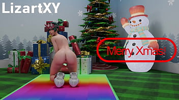 Preview 4 of Bencong Sek - Kiriko Anal Dildo Christmas Special 2024 Overwatch