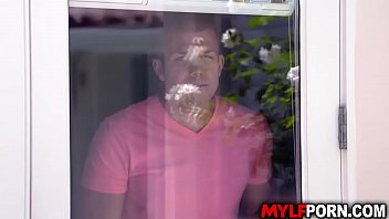 Preview 2 of Fat Ass Dicked - Danica Dillon noticed that her horny stepson keep s on fantasizing her while gardening. She decided to gave him the best sex that made him speechless.