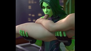 Preview 2 of 18 Years Old Birthday Beeg Sex - Mamada de she-hulk