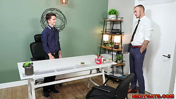 Preview 1 of Roku Kuroi - Christian Wilde fucks his intern stepson Sam Ledger who wants to make the most of his mentorship and impress him