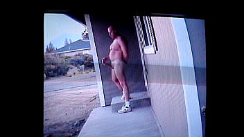 Preview 4 of Soni Lion Xxx Vedio - Naked on the front porch