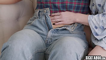 Preview 3 of Mom Try Sex A Teen Boy - Big ass teen Holly Day learned from the best and she enjoyed lesbian sex with Serene Siren