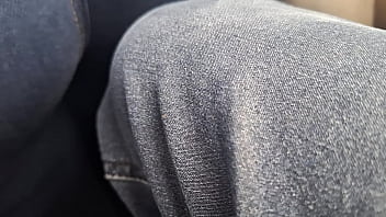 Preview 3 of Bbw Ccc - Chama cobradora se deja arrimar en medio de sus nalgas mi pierna en el bus