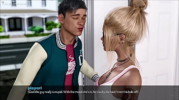Preview 4 of Tall Gorl - TimeStamps Unconditional Love 01 - Hot blonde MILF landlady Bossy Blonde MILF Seduces Hot Guy and He Loves her Big Boobs