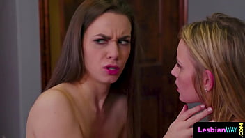 Preview 3 of Campire Cubby - Sapphic blonde lez pleasures pussy