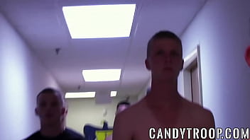 Preview 2 of Mature Lety Boey - Young army cadets hazed in the middle of the night