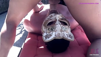 Preview 1 of Pinka Cobra - HORNY GUY FUCKING A SMOKING HOT BRUNETTE SHEMALE OUTDOOR