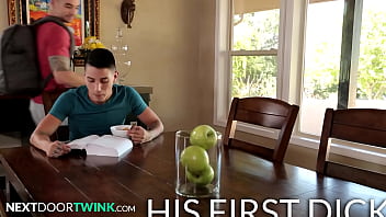 Preview 1 of Ave Addams Cheat - NextDoorTwink - First Time Fuck &amp_ Suck For Skinny Twink