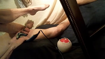 Preview 4 of Saiwjddjr - sub slut dildo bumping his hole. vibe the cock close to cum