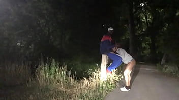 Preview 3 of Wife Interrupted By - 420 fucking in the woods on the 4th of July