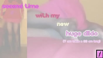 Preview 1 of Russian Bbw Anna 2 - Second time with my new huge dildo 1