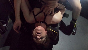 Preview 4 of Boobs Big Sxe - Hazel Haze gothic chained up anal
