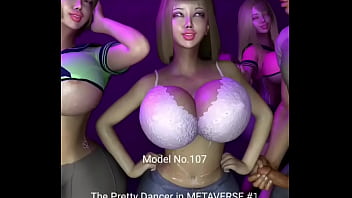 Preview 3 of Bibobooty - *** title trailer *** CPD-M#1 3P &bull_ Cum with - The Pretty Dancers in METAVERSE #1 (Video set 3) &bull_ Portrait