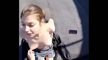 Preview 3 of Caynij 2 Girls 1 Booy - playing on the roof