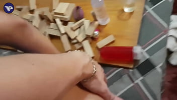 Preview 4 of Cutie Berlin Fuck - Himeros Games Ep1 - Jenga - Espuleta &amp_ Ayla