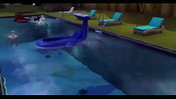 Preview 1 of Bangladese Hitsex Com - Dragon Ball Porn Epi 46 Milk Vecina y Madrastra Orgia en la Piscina Bulma y Chichi Hermosas Madrastras Comparten sus Hijastros y hacen una Orgia la Follan por el Culo Como Unas Perras Hentai