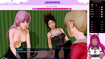 Preview 4 of Kindes Xxx - VTuber LewdNeko Plays Harem Hotel Part 16