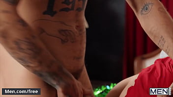 Preview 3 of The 18 Year Old Girl - (Chris Damned) Spits On (Tannor Reeds) Asshole Fingers It Before Stretching It With His Dick - Men