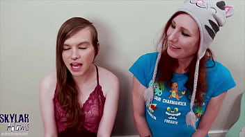 Preview 1 of Fat Bold Mom - Skylar and Jean Blow there New Friend Preview