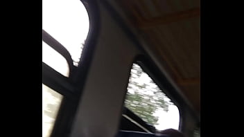 Preview 4 of Dad Fock Duoktar - My friend masturbates me and I suck his cock travelling in a train with people