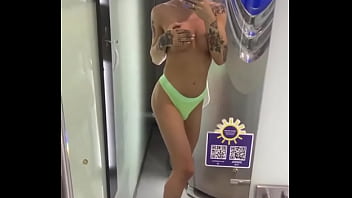 Preview 2 of Hijab Xxx Ass - I went to the solarium to tan my butt#shemale #tranny #ladyboy #sexy #tgirl #TsPorn #TransPorn #RussianTGirl #Orgasm #tra...